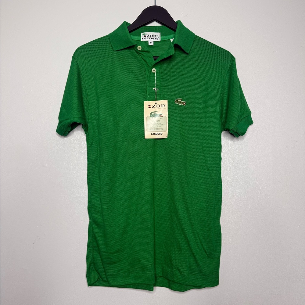 Vintage Izod Lacoste Men's Vibrant Green Polo Shirt